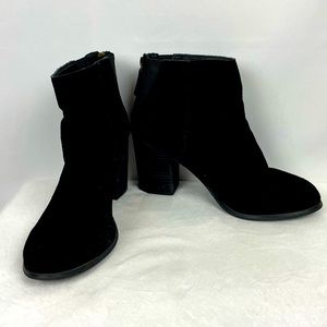 Urban Outfitters Black Suede Boots 9